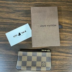 Key Pouch Damier Azur